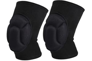 SRJQXH Genouillere 2 Pièces, Genouillère Rotulienne, Hommes et Femmes Dansant, Anti-Collision et Absorption des Chocs, Protege Genoux, pour Basket-Ball, Volley-Ball, Course à Pied et Cyclisme