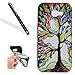 Produktbild Samsung Galaxy A3 2017 TPU Silikon Hülle,Galaxy A3 2017 Protective Case Cover,Leeook Elegant Retro Schön Kreative Bunt Leben Baum Muster Entwurf Ultra Dünn Weiche Handyhülle Schale Etui Protective Bumper Schutz Handy hülle Perfekte Passform Rückdeckel Shell Flexibel Gel Bumper für Samsung Galaxy A3 2017 + 1 x Schwarz Eingabestift-Colorful Life Tree