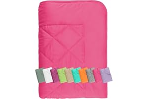 npluseins 1180.1542 - Coperta estiva per picnic, 135 x 200 cm, colore: Rosa
