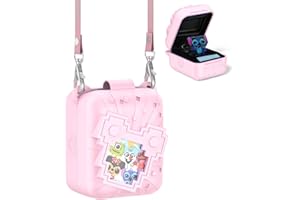 MSILTE Coque de protection en silicone pour Bitzee Disney Interactive Toy Anti-chute, dragonne et durabilité pour votre Bitzee Disney Interactive Toy (rose)