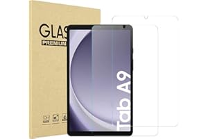 ATOOZ 2 Pack Screen Protector for Samsung Galaxy Tab A9 Tablet 8.7 Inch 2023, 9H Tempered Glass Film for Galaxy Tab A9 Lite 2.5D Radians Scratch Resistance