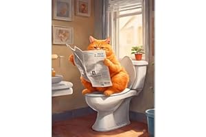 CLENDO Malen Nach Zahlen Katze,Bastelset Erwachsene Gemälde See Tiere,Kreativ Set für Erwachsene,DIY Handgemalt Ölgemälde Kit für Anfänger für Geschenke 30X40cm