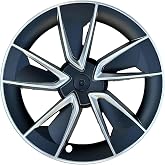 Tesla Model Y Juniper (2025+) Uyumlu 19 İn&ccedil; Uberturbine Stil Jant Kapağı Seti - Mat Siyah (4 Adet)