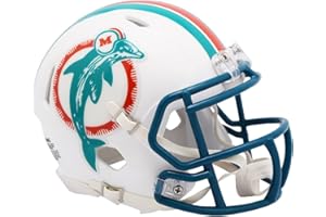 Riddell Mini Football Helmet Speed Miami Dolphins 1980-96