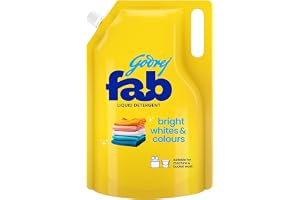 Godrej Fab Liquid Detergent Refill Pouch for Machine & Bucket Wash (800g) (Pack of 1)