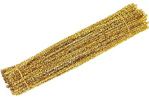 ‎MORECHIOCE MoreChioce Pfeifenreiniger,Bunt Glitter Pfeifenputzer 30cm Biegeplüsch Twist Sticks Arts Lametta-Stiele für Kinder DIY Handwerk Dekorationen