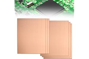 GIRAFEDA 15 PCS Plaque de Cuivre PCB Plaque Circuit Imprimé Simple Face Plaque de Cuivre pour Circuit Imprimé 10 x 7 cm Carte de Circuit Imprimé pour Soudage DIY Expérimentation