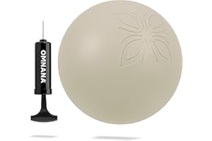 ‎OMNANA OMNANA® Moon™ Pilatesball – Rutschfester Core-Trainer Ø 21 cm aus Eco-Elite PVC, ABS-Zertifiziert, Pilates & Yoga Balance-Ball, handlich 300 g