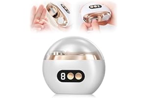 ‎COSEN 2026 Neu Elektrischer Nagelknipser, 3 in 1 Multi-functional Electric Nail Trimmer, Elektrische Nagelfeile Polieren mit LED 3 Gesch- Ultraleise Electric Nail Clippers für Kinder Erwachsene (Weiß)