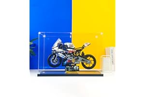 SWDZ Vitrine pour Lego M 1000 RR 42130, Présentoir en Acrylique pour Lego 42130 (Non Inclus Le Modèle), Taille: 50x25x33cm (Style Transparent)
