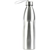 &Ccedil;elik Gri Askılı 1000 ml Sporcu Suluğu Matara Suluk (SICAK-SOĞUK TUTMAZ) mt242