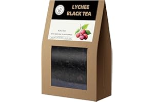 HANFANGLING Lychee Black Tea,Lose Tea, Boost Activity, Enhance Focus and Cognitive Abilities, Improve Blood Circulation and Boost Immunity