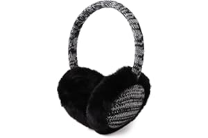 Pesaat Winter EarMuffs for Kids Outdoor Girls Knitted Ear Cover Plush Toddler Boys Ear Warmer 3-8 Years