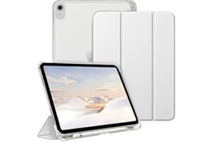 Apple iPad 11.Nesil A16 11inç/10.Nesil 10.9inç ile uyumlu Kılıf Flip Cover Kalem Bölmeli PC Case Gri