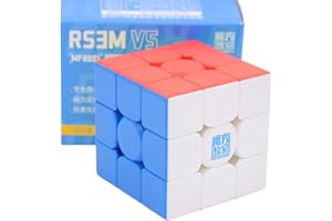 Bukefuno MoYu RS3M V5 3 x 3 magnetyczna kostka magiczna 2023 Speed Magic Cube Moyu RS3M V5 3 x 3 bez naklejek MFJS RS3 M V5 Speed Cube Puzzle