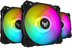 Asus Asus Tuf Gaming Tf120 Argb 90DA0030-B09030 Wentylator do Obudowy, Czarny, 3 Szt.