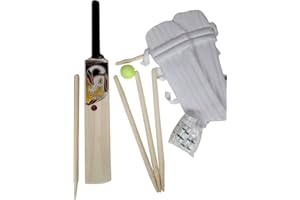 CA Junior Cricket Starter Bat Ball Stumps Pads Gloves Set Size 4 Age 7-11 Years