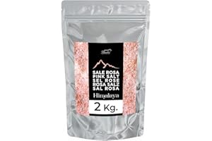 BEMBO QUALITÀ D'AUTORE Sel Rose de l'Himalaya Bembo – Fin 2 Kg – Naturel, Pauvre en Sodium, Riche en Oligo-éléments – Sans Conservateurs, Sans Colorants, Sans OGM