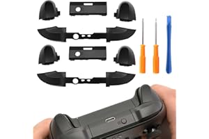 HALIT For Xbox Controller Repair Kit,2 Pcs for Xbox Series X/S Repair Parts Kit with T8 T6 Screwdriver,Replacement Lb Rb Lt Rt Bumpers Buttons Set Compatible with Xbox Series X/S Controller