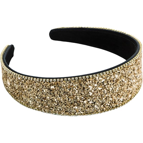 Amcami 6-teiliges Stirnband Set Mit Perlen & Strass – Elastisch, Für Frauen & Mädchen, Hochzeit & Partys
