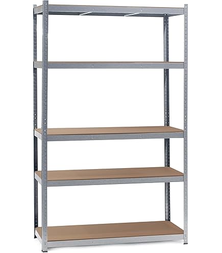 Wiltec Estantería para cargas pesadas azul 100x60x204cm sistema de