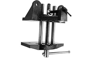 Ausla Żeliwne imadło stołowe, 125 mm równoległe otwarcie szczęk do stolarki - Profesjonalne narzędzie do stabilnego zaciskania stołu