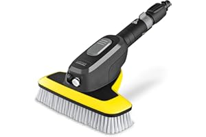 ‎KÄRCHER Kärcher WB 7 Plus 3-in-1 Waschbürste, 3 Funktionen: Schaumdüse, Hochdruck-Flachstrahldüse, weiche Bürste, originales Zubehör für die Kärcher Hochdruckreiniger K 2-K 7