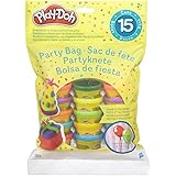 Play-Doh Party Bag, 18367EU4, dai Due Anni in su, Contiene: 15 vasetti di Pasta da Modellare da 28 Grammi ciascuno, 16 Adesiv
