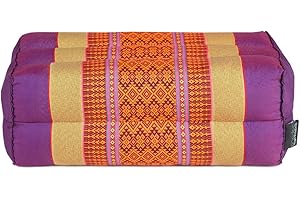 ANADEO YogaProducts Standard - Coussin de Yoga et Méditation Standard Zafu - Kapok Haute Densité 100% Naturel - Confort et Fermeté - Stabilité d'Assise