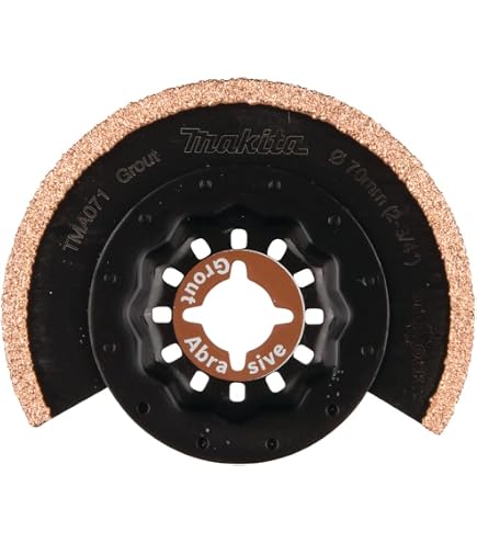 Makita Starlock Segmentsägeblatt 85 Mm Für Multitool – Körnung 30, Ideal Für Mörtel, Epoxid & Porenbeton