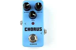 Tongping Kokko Effektpedal für E-Gitarre, True Bypass-Vollmetallgehäuse (Chorus)