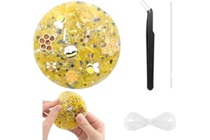 NACHLYNN 1 Stück Picking Pad Picky Pads Kit Skin Picking Fidget Toys for Trichotillomania Lindert Hautkratzen, Dermatillomanie, Stress und Angst für Erwachsene und Kinder (Leuchtendes Gelb)