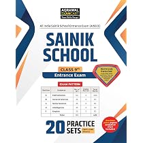 Examcart Sainik School Class 9 Entrance Exam Book 2027 | 20