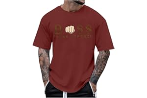 BmDSGC Summer Shirts for Men UK Letter Printed Top Casual Loose Comfortable Trendy Sports Round Neck Short Sleeve T Shirt Summer Personalized Casual Tee T-Shirts Basic Tops Sale Clearance