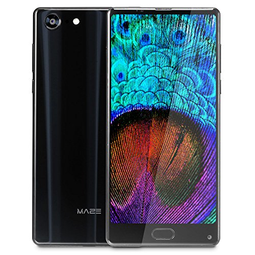 MAZE Alpha X 6+64 GB Smartphone mit Android 7,0, 6 zoll Borderless FHD Octa-Core, Dual SIM, Bluetooth 4,1, 2,5 D gebogenes Glas