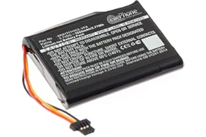 CELLEPHONE MOBILE GENERATION cellePhone Batterie Li-ION Compatible avec Tomtom Start 52 60 62 - Via 52 1605 (Remplacement pour AHA11111003 / AT5)