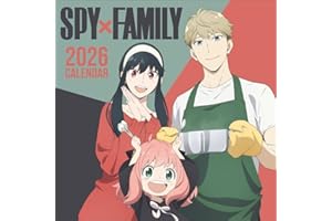 Spy x Family Broschurkalender 2026: Perfekt für Fans der Anime-Spionage-Komödie über Loid Forger & seine Familie. Manga-Kalender mit 12 Action-Szenen im Format 30,5 x 30,5 cm (ABBFH74)