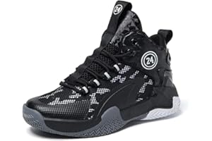 WOWEI Zapatillas de Baloncesto para Niños Moda Calzado de Baloncesto para Niño Zapatillas Aire Libre Deportivas Calzado Deportivo para Correr Ligeras Zapatos de Running