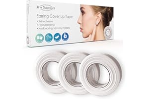 JFA Supplies Microporous Earring Cover Up Tape 1.25cm x 9.14m - Box of 3