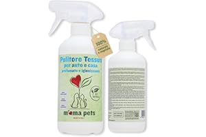 M' MA PETS Mama Pets Spray Smacchiatore Tessuti per Auto e Casa, Pronto all'Uso, Rimuove Lo Sporco e Cattivi Odori in Ambienti Condivisi con Animali Domestici, 500 Ml