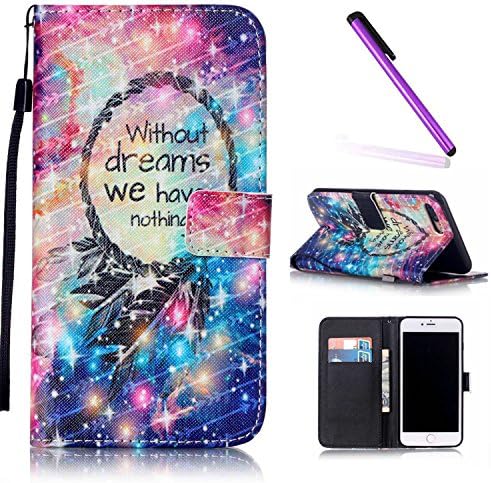 iPhone 7 Plus Leather Case,iPhone 7 Plus Wallet Case,Flip Case for iPhone 7 Plus,iPhone 7 Plus Cover,EMAXELERS iPhone 7 Plus 5.5 inch Case Stand Cute Smile Towel Design PU Leather Flip Wallet [Stand Feature] Case for iPhone 7 Plus,iPhone 7 Plus Flip Folio Protective Skin Case with Card Slots and Hand Strap for iPhone 7 Plus 5.5" 2016,Dreamlike Mirror