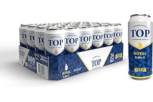 Ceres Top Royal - 24 Lattine 50 cl, Birra Lager Carattere deciso, Gusto Intenso, Premium Beer, Gradazione Alcolica 5,6°C