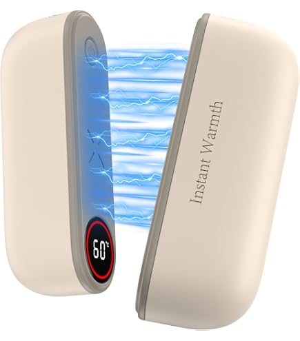 Chauffe Main Rechargeable, Lot de 2 Chaufferette Main Reutilisable avec Chauffe Main Rechargeable, Lot de 2 Chaufferette Main Reutilisable avec