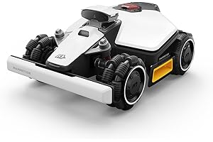 MAMMOTION LUBA Mini AWD 800 Robot Cortacésped sin Cable Perimetral, Empf. 800m², MAX. 1000m², UltraSense AI Vision+RTK Auto-Mapping, Pendientes del 80%, Altura de Corte 20-65mm