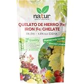 Natur, EDDHA Iron Chelate for Plants, Anti-Chlorosis, Essential Nutrient, Organic Fertilizer, Ideal Concentration (6% Fe EDDH