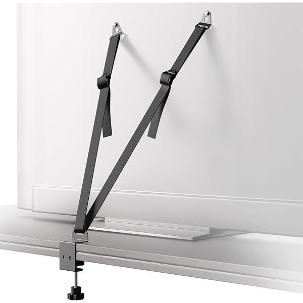 Kippschutzgurte Für Fernseher - Ohne Bohren, Verstellbar & Sicher