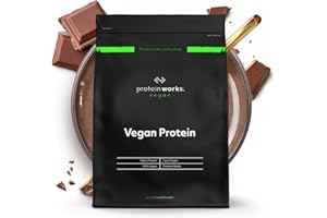 THE PROTEIN WORKS Proteine Vegane In Polvere - 100% A Base Vegetale E Naturale - Miscela Di Proteine Vegane - 33 Agitare - Cioccolato Morbido - 1 kg