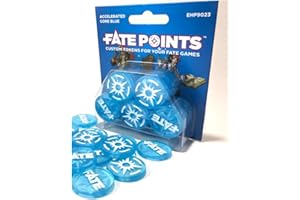 Evil Hat Productions EHP09023 Fate Points: Accelerated Core Blue, Multicoloured