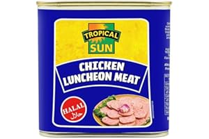 MY AFRICA CARIBBEAN Tropical Sun Chicken Luncheon Meat Halal 340g Box of 12