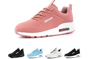 HITMARS Scarpe Running Donna Scarpe Ginnastica Corsa Sportive Sneakers Air Leggero Scarpe Camminata Traspiranti Fitness Jogging Casual all'Aperto Nero Blu Bianco Rosa EU 36-42